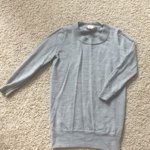 Gray J crew sweater